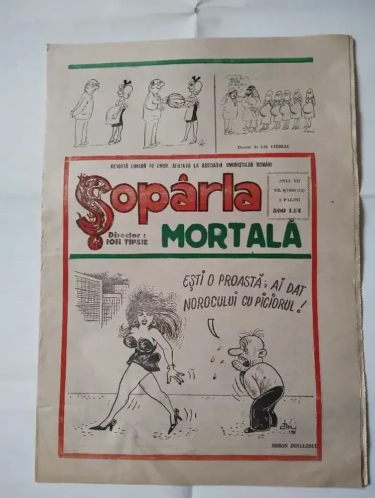 367. Revista de umor Șopârla nr. 9, 1996