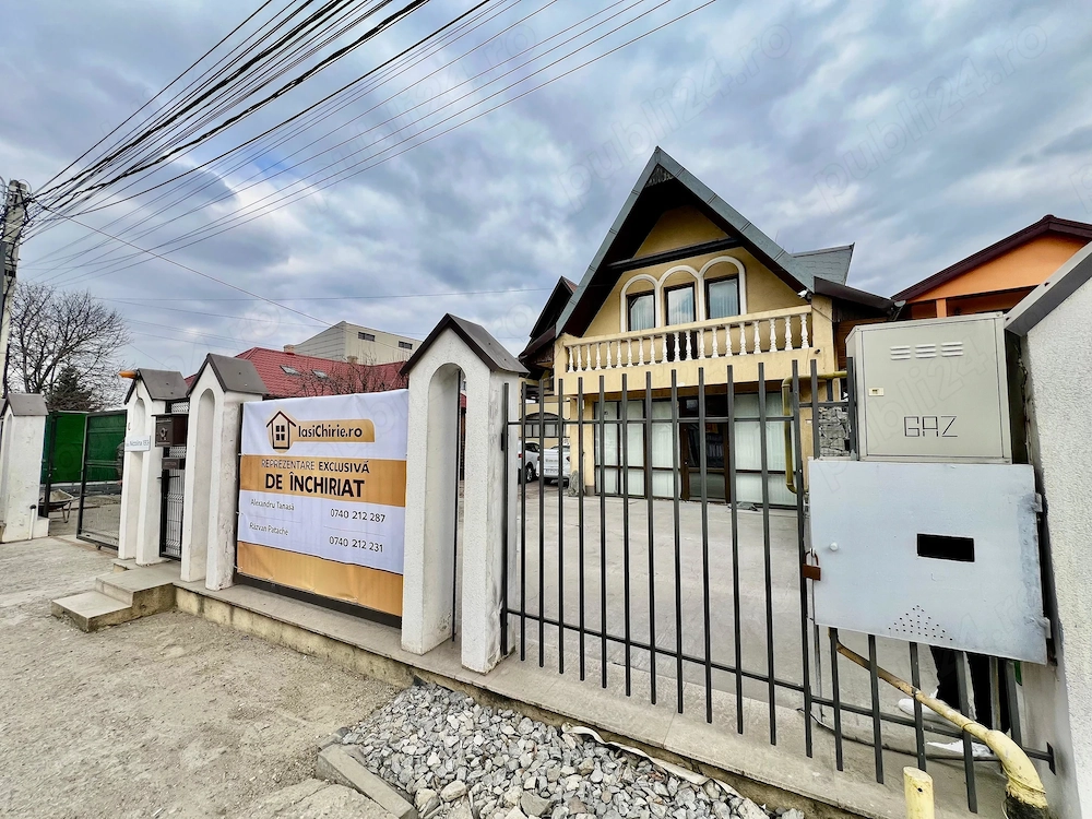 De inchiriat | CUG | 128 mp | 160 mp curte | 8 locuri de parcare | Birouri-Firma-Showroom