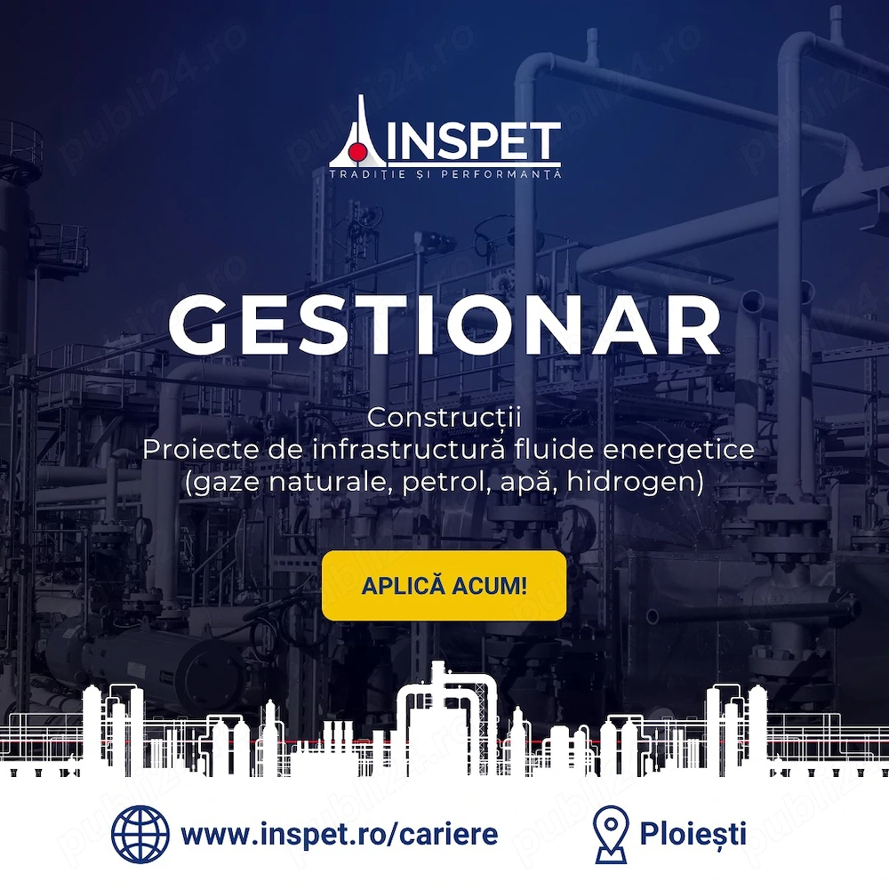 Angajam Gestionar cu norma intreaga