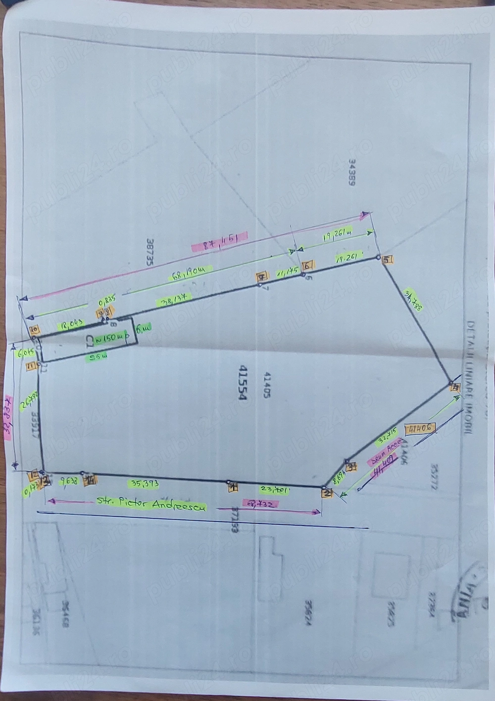 Teren Intravilan Constructii in Giurgiu ,Zona Exclusiv Rezidentiala, 4014 mp