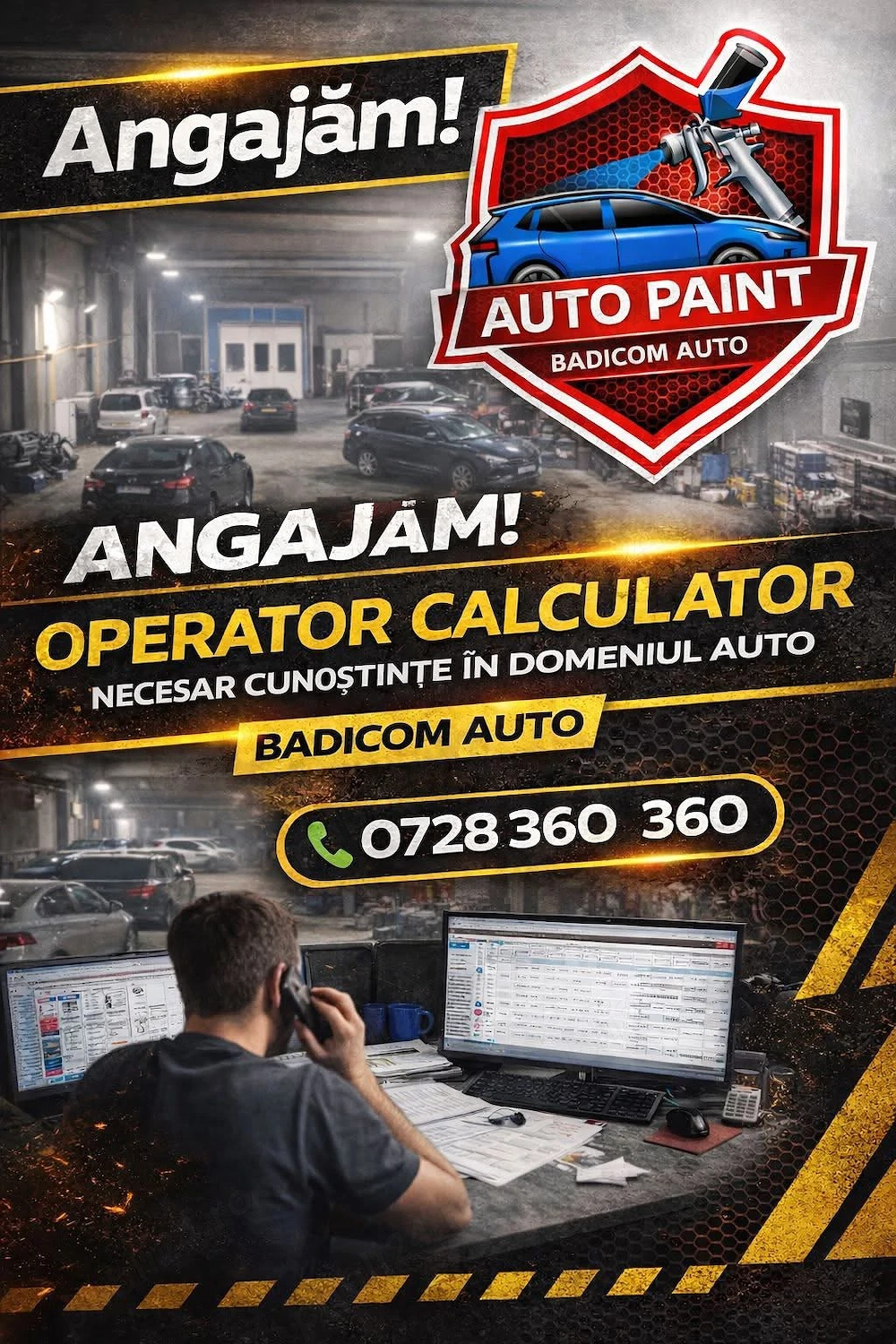 Angajăm Operator calculator Badicom Caracal