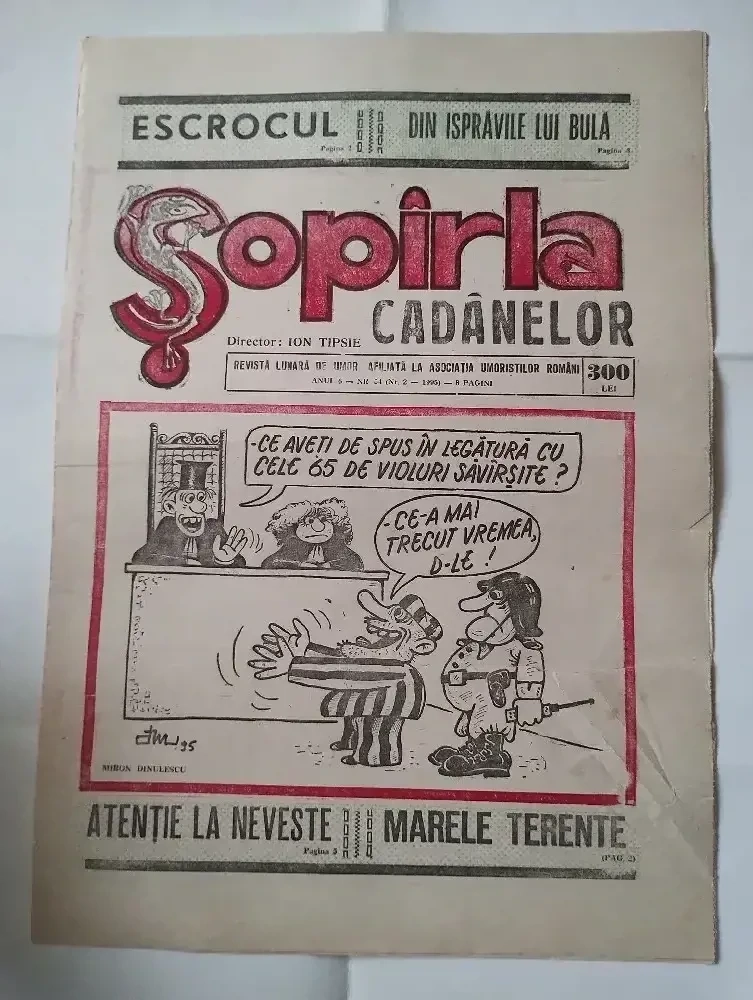 376. Revista de umor Șopârla 2 1995