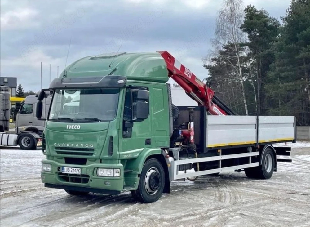 Iveco Eurocargo cu Macara HMF 1820
