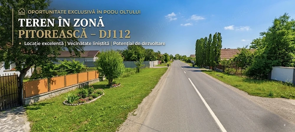 Oportunitate de Investiție. Teren 5.000 mp în Podul Oltului.