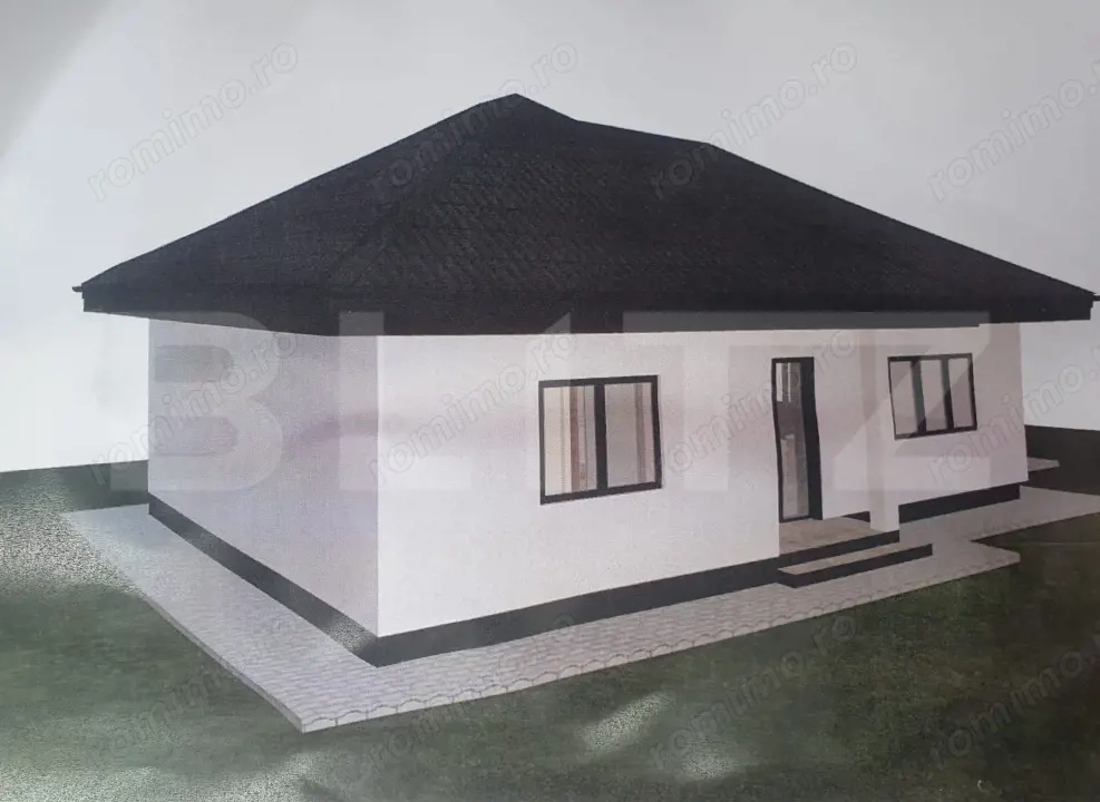 Casă individuală cochetă | 75mp utili | 350 mp teren Horpaz