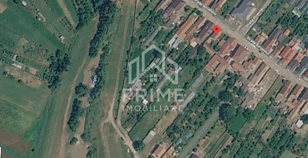 Teren intravilan cu utilitati, 2688 mp + constructii demolabile - Barabant