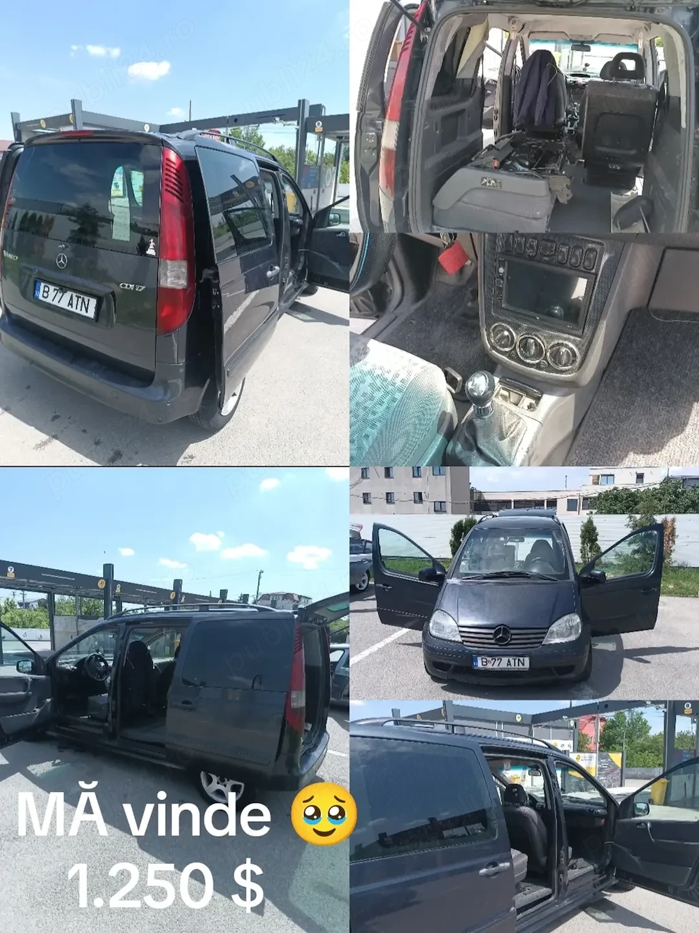 Mercedes Benz vaneo de vânzare 