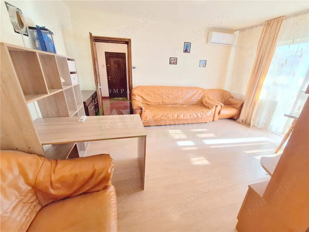 Apartament 2 camere, mobilat si utilat, etaj 3 din 4, Bacau