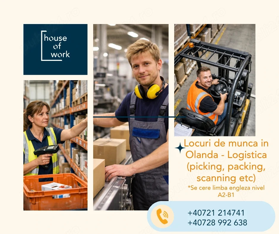 JOB OLANDA: Operator logistica motostivuitorist