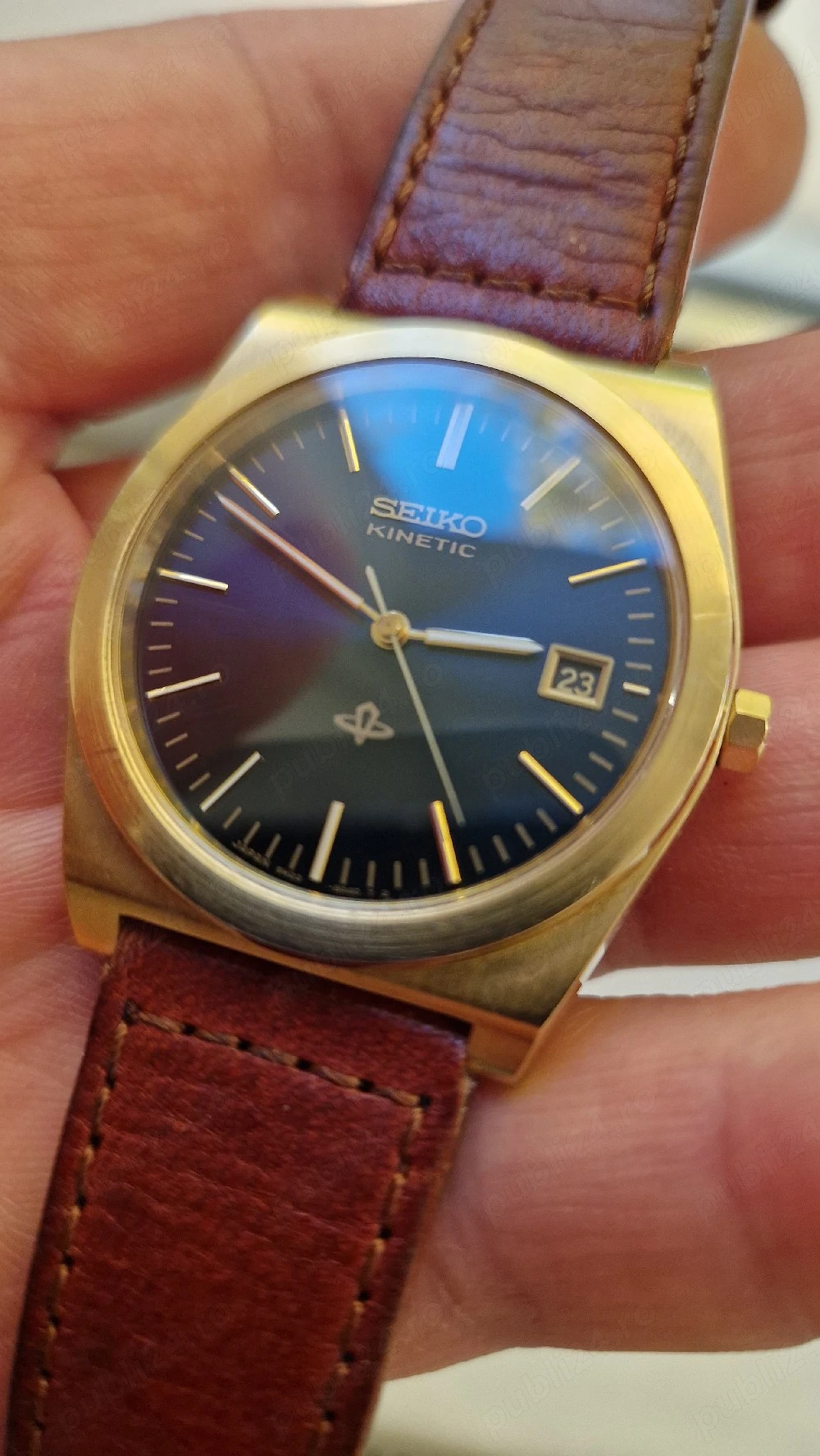 Ceas seiko kinetic sapphire crystal 