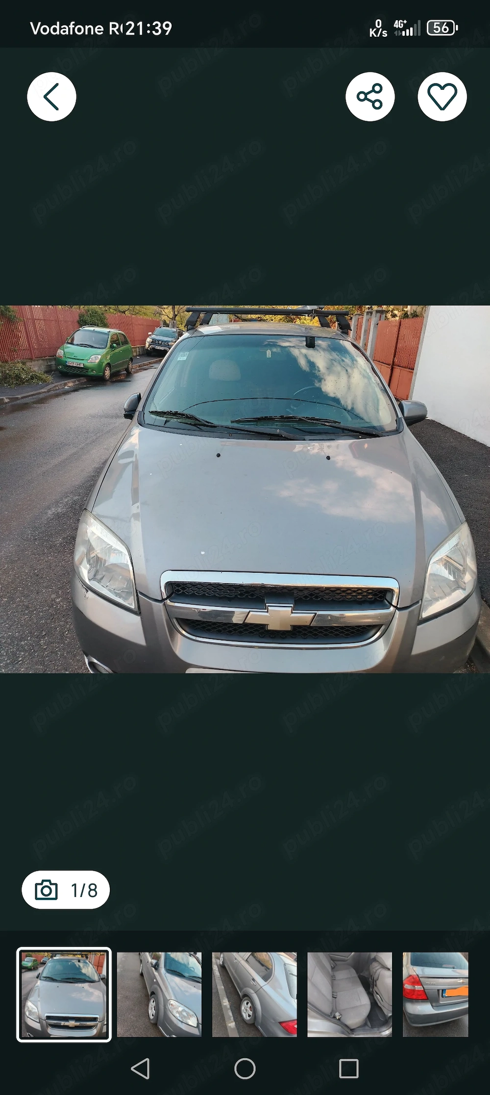 Vând Chevrolet Aveo din 2007 