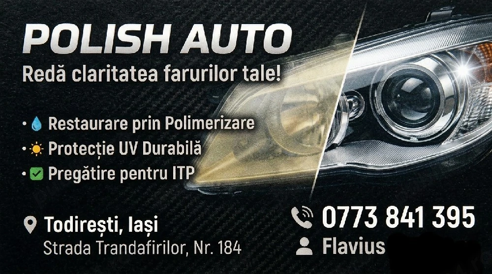 Polish faruri auto cu polimerizare 