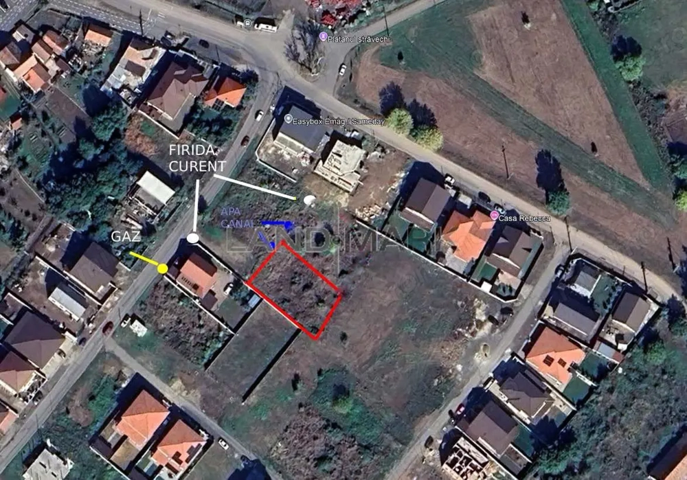 Teren de vanzare in zona Ghiroda dupa pod