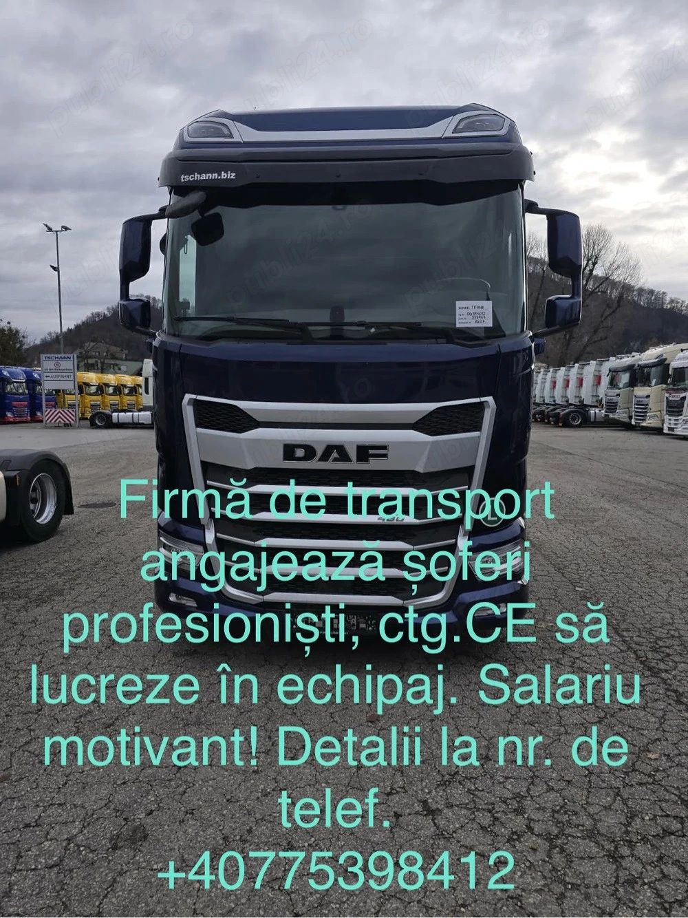 Firma de transport angajeaza soferi profesionisti