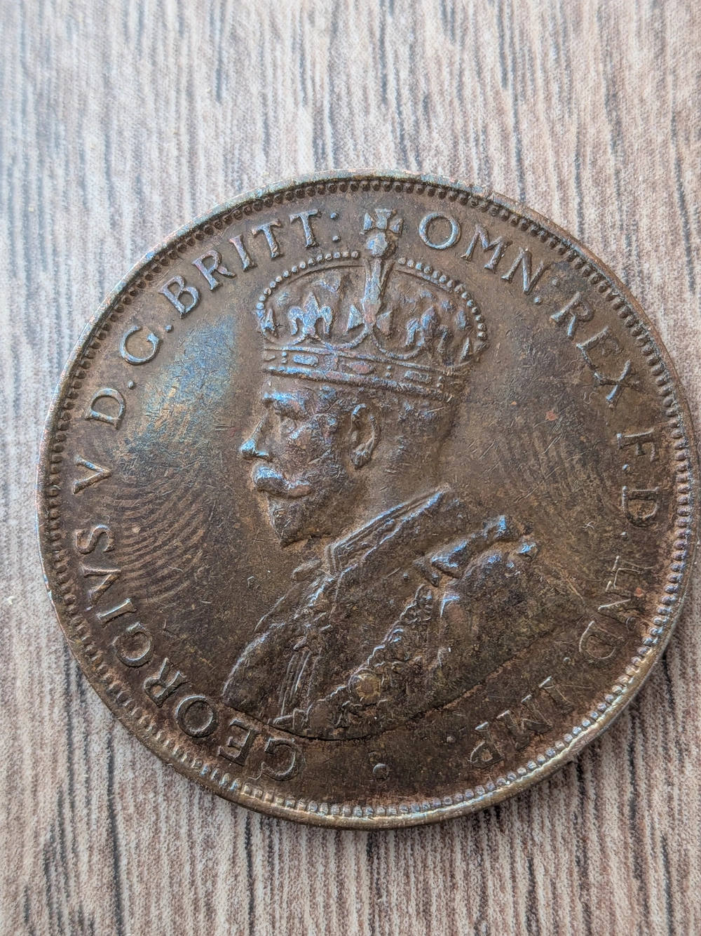 1 Penny 1925 Australia *RARITATE*