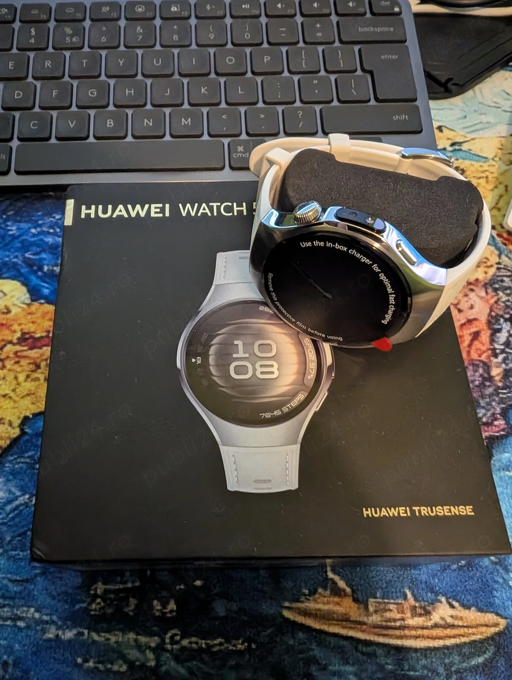 Huawei Watch 5 42mm LTE White impecabil, in garantie