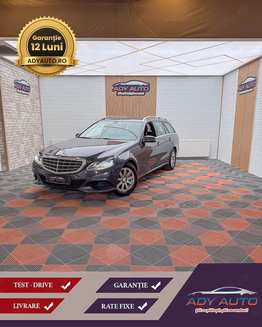 Mercedes-Benz  E-Klasse  E 200 CDI . RAR+ITP. Garantie 12 luni . Buy-Back . Test-Drive . 