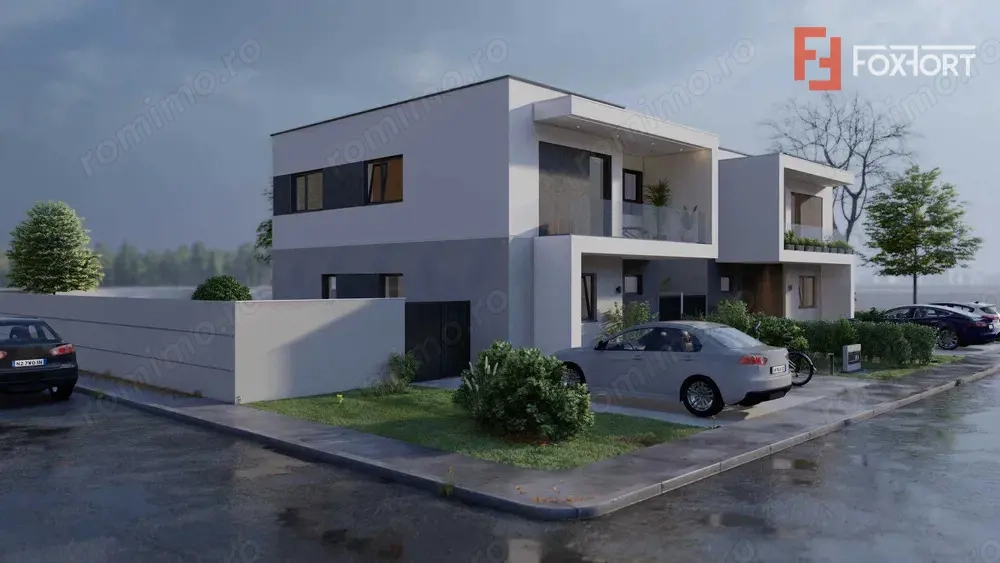 Casa individuala 4 camere de vanzare in Sacalaz - Arhitectura Moderna