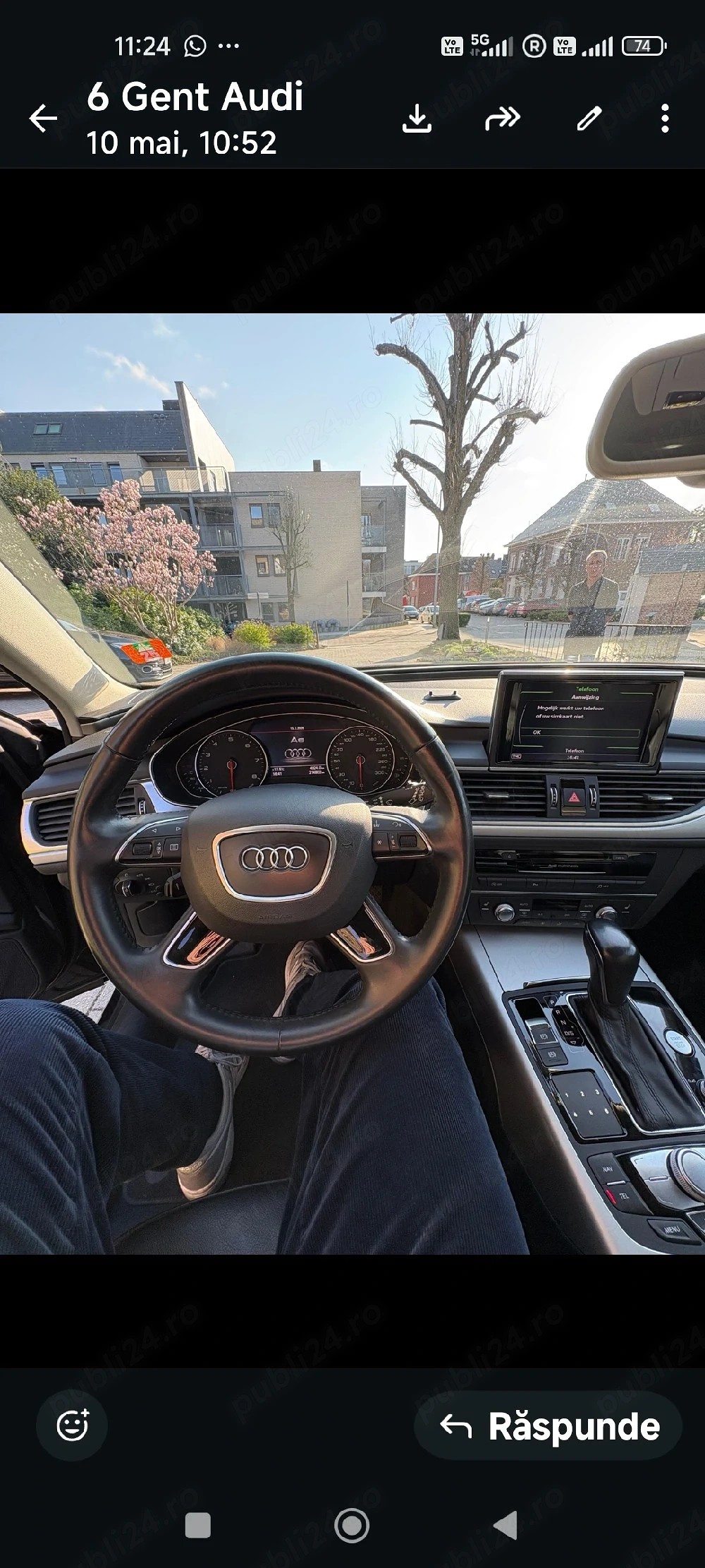 Vand audi A6 2.0 TFSI 252 cp S LINE break