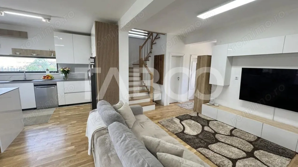 Casa duplex 125 mpu mobilata si utilata modern curte 172 mp Cristian