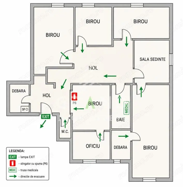 Spațiu birouri 100 mp,ultracentral Cluj-Napoca–Str.Iuliu Maniu | Parter înalt