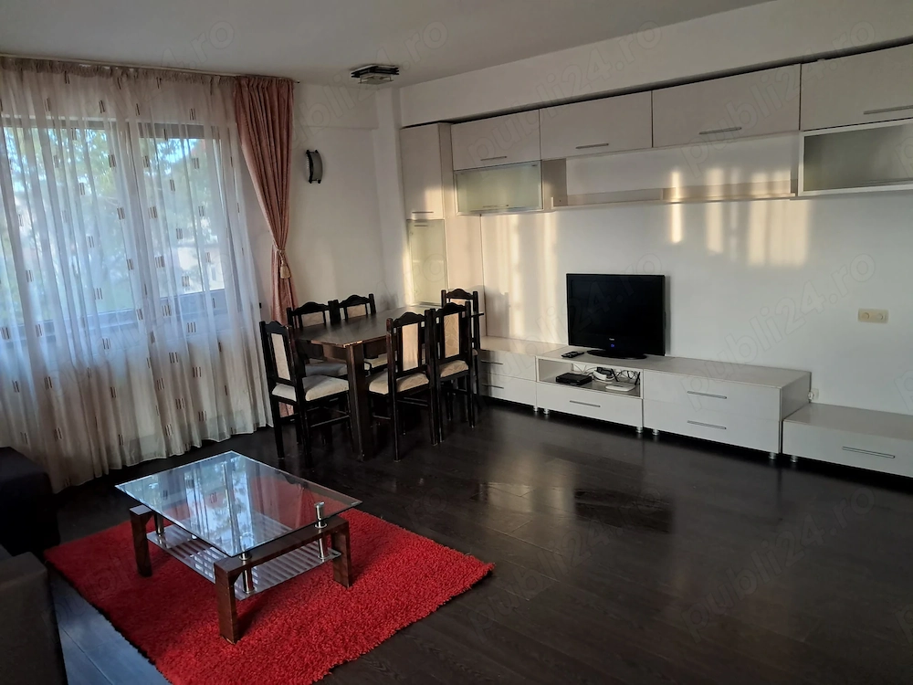 Închiriez apartament 3 camere complet mobilat și utilat cu parcare subterana și gradina proprie 