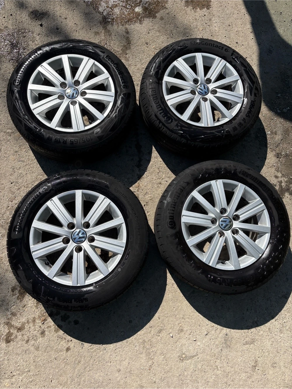 Jante aliaj 5x112 R15 VW Golf 5 6 OtaviaI mpecabile Anvelope 195 65 R15
