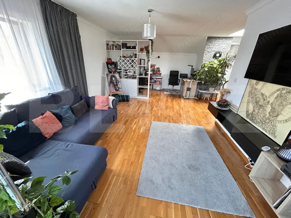 Apartament 2 camere, 68 mp utili, living spatios, mobilat si utilat – Rediu