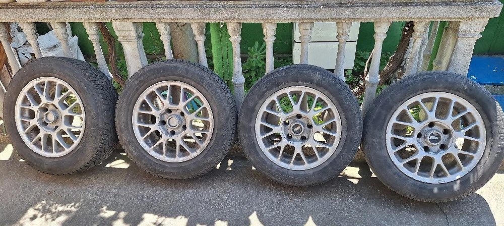 jante bbs r15,model hockenheim sh. și o roată de rezerva bmw e46
