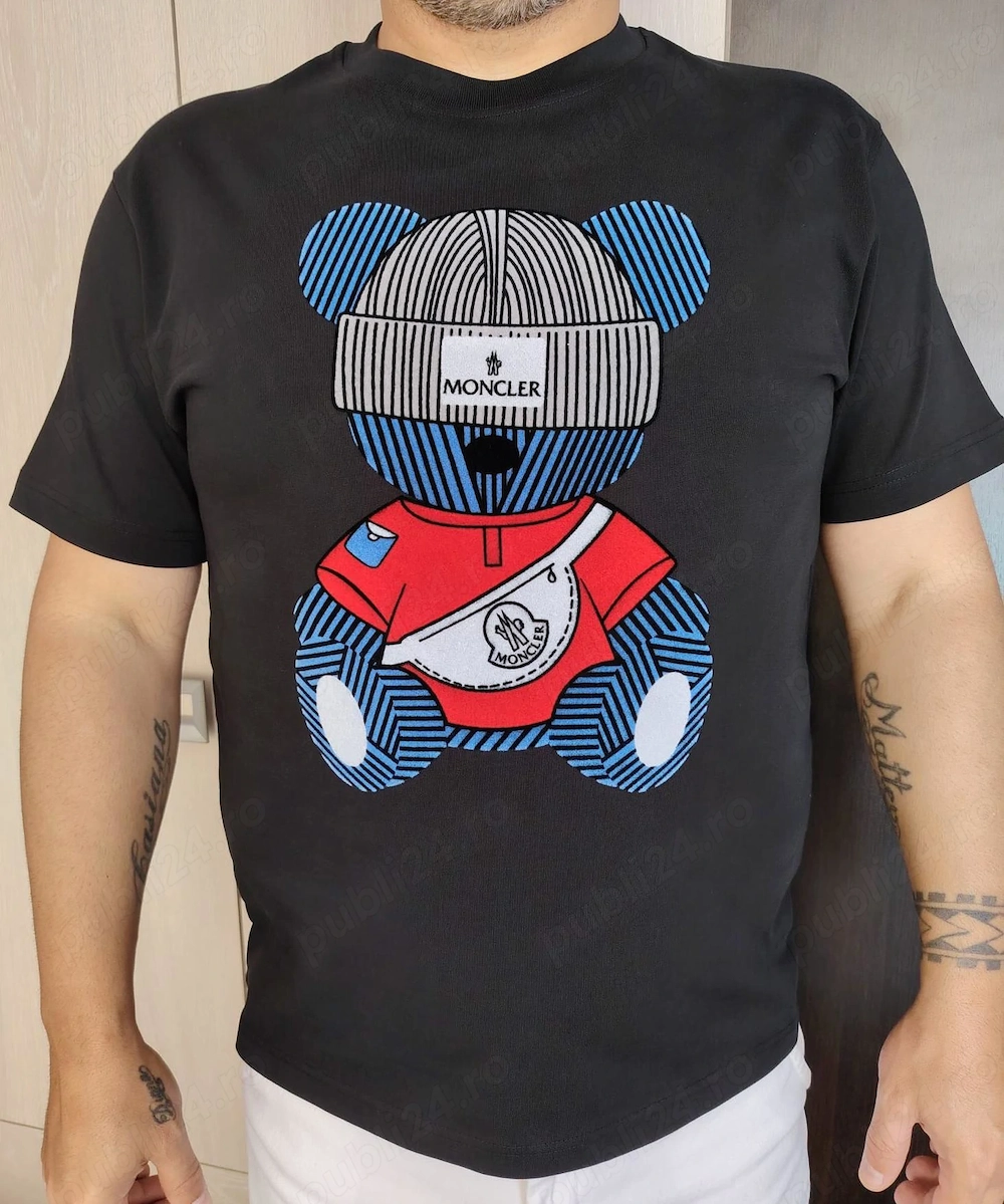 Tricou Moncler nou cu eticheta
