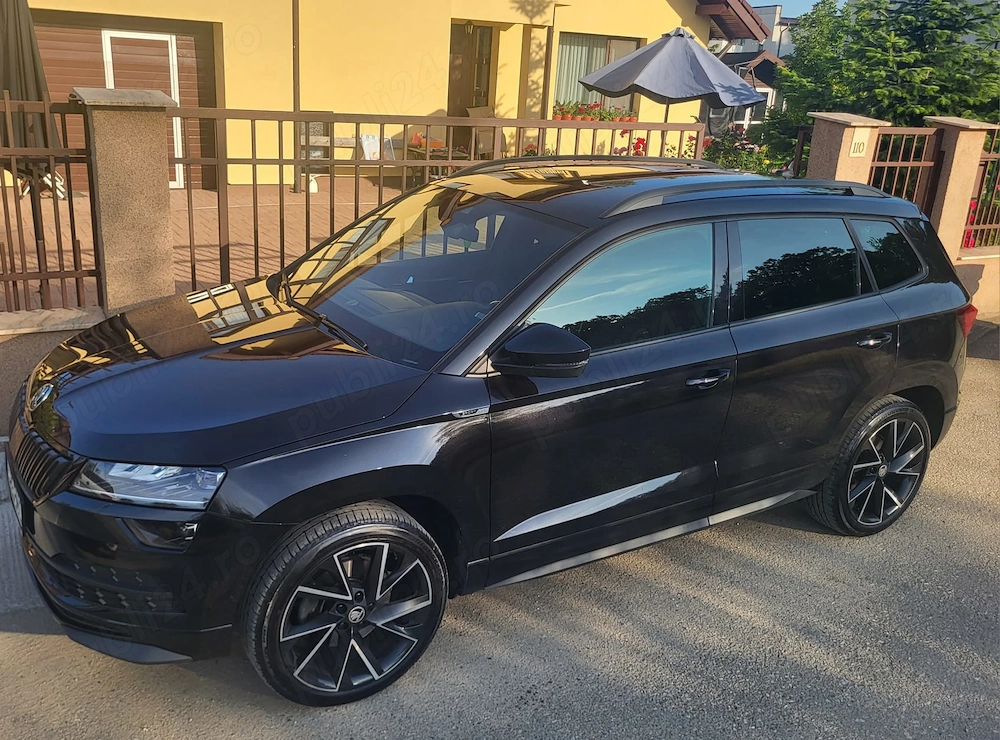 Skoda Karoq Sportline 2021 | 2.0 TDI DSG 4x4 | 2 Seturi Roți | Înmatriculată RO | Raport CarVertical