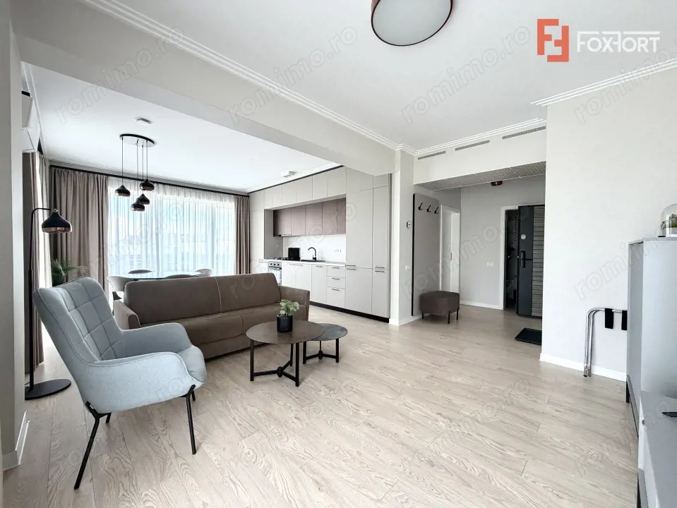 Apartament cu 2 camere, mobilat si utilat, etaj 2 - Dumbravita 