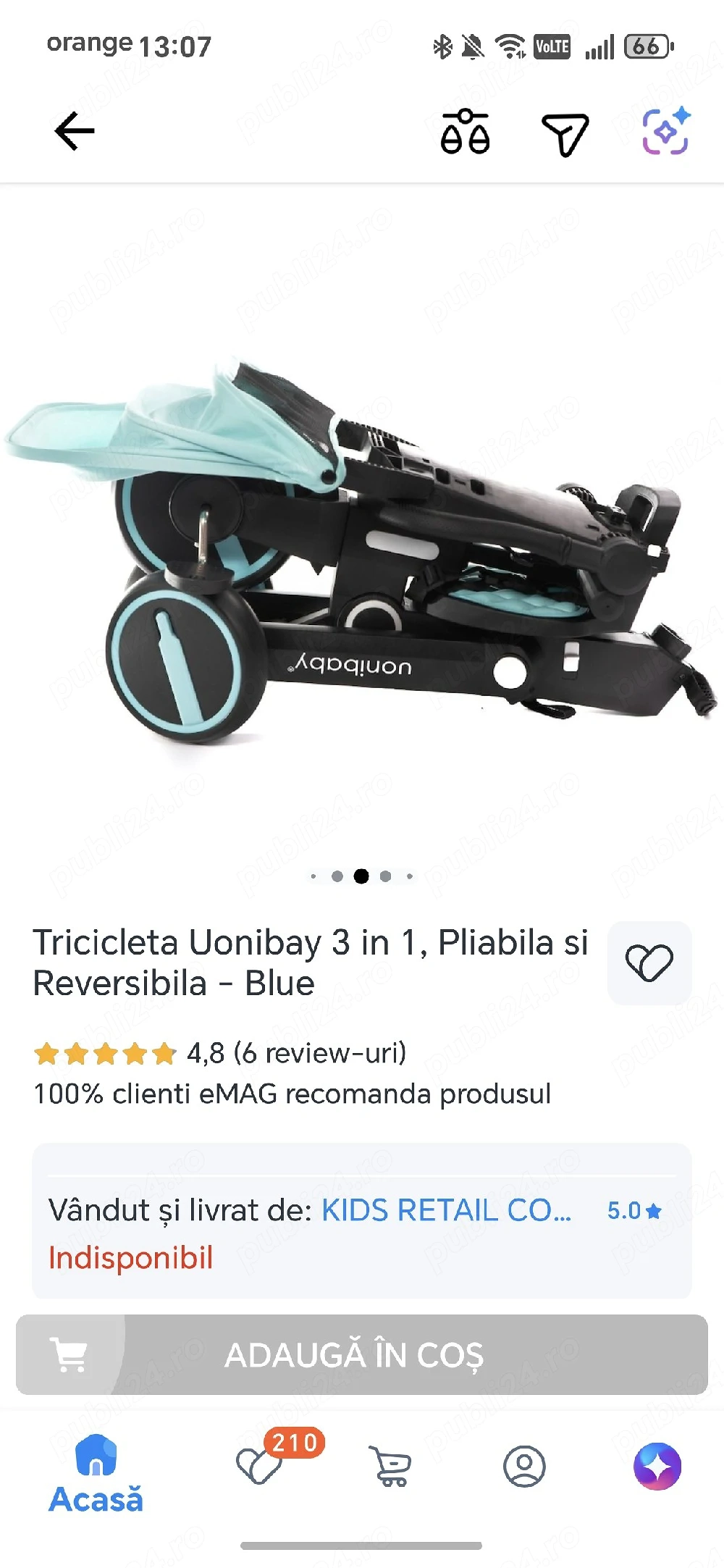 tricicleta unibaby 