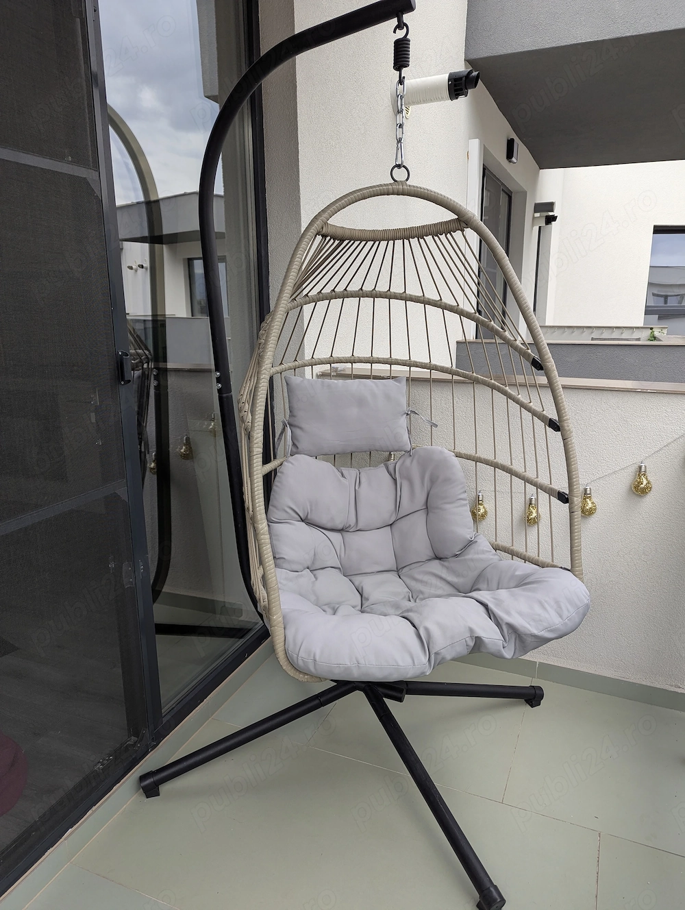 Leagăn suspendat fotoliu balcon sau grădină 