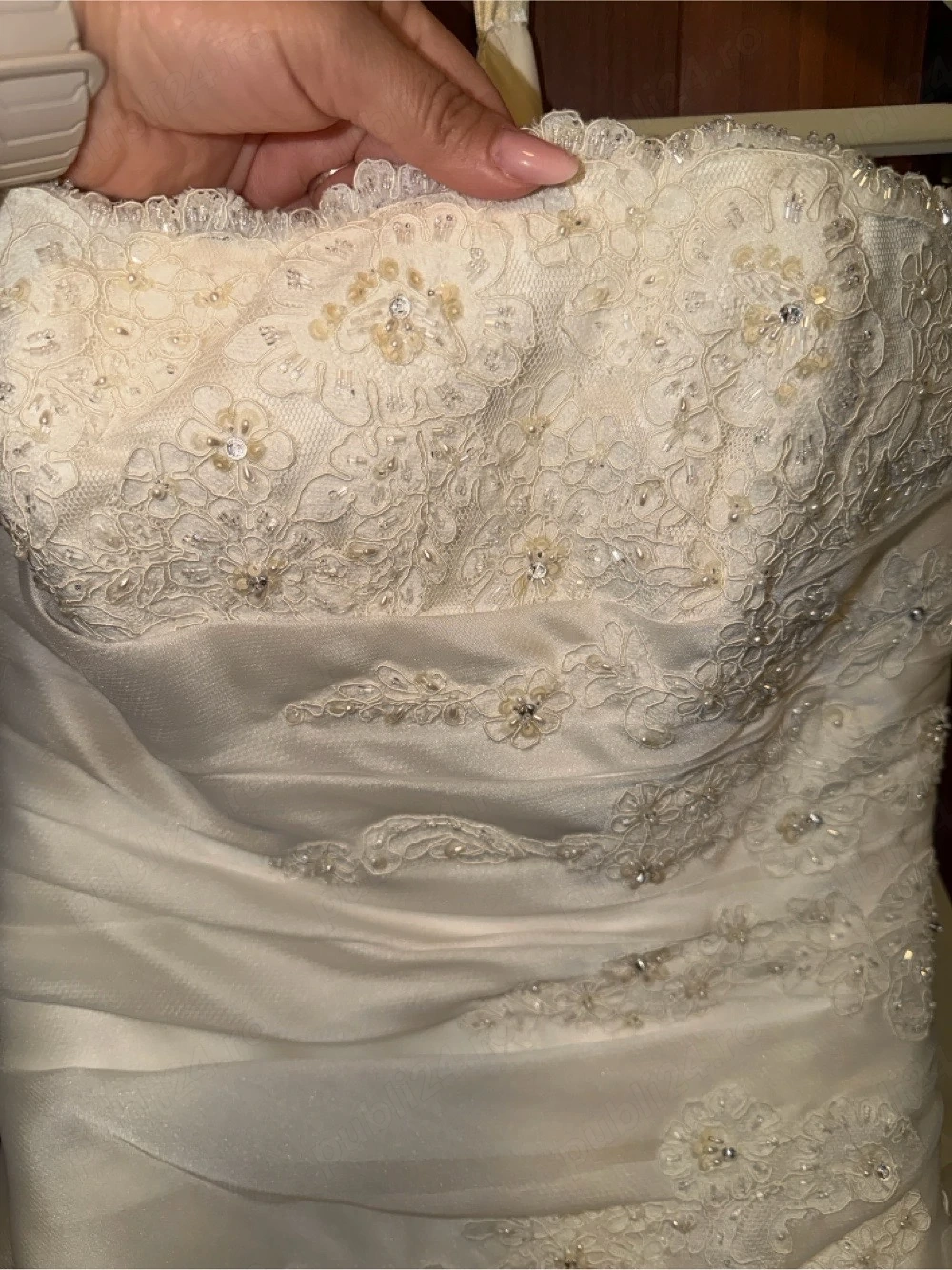 Rochie de mireasă ,San Patrick,model BALTA 