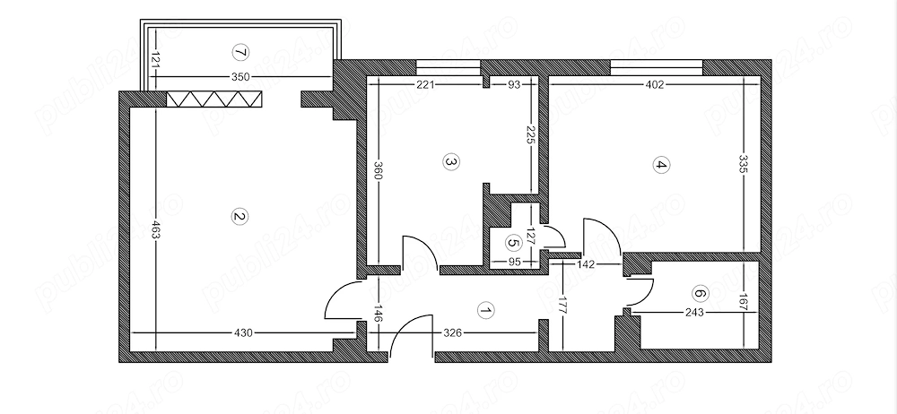 Vand apartament 2 camere decomandat