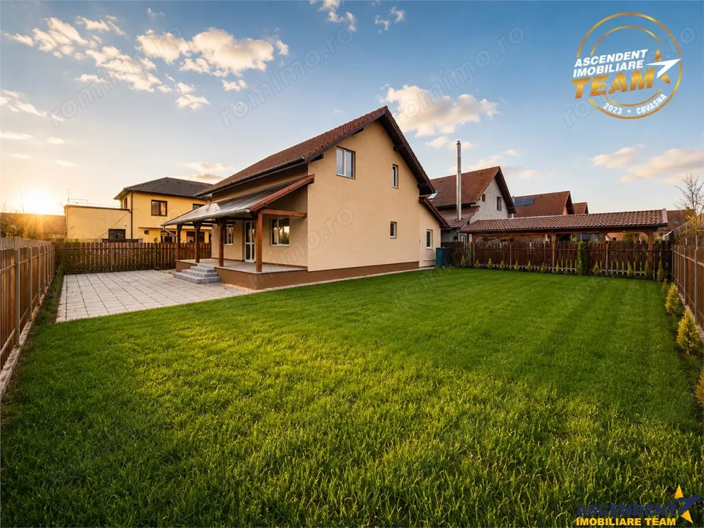 Casa noua, curte, gradina, aria Arena Sepsi, Central, Sfantu Gheorghe, Covasna