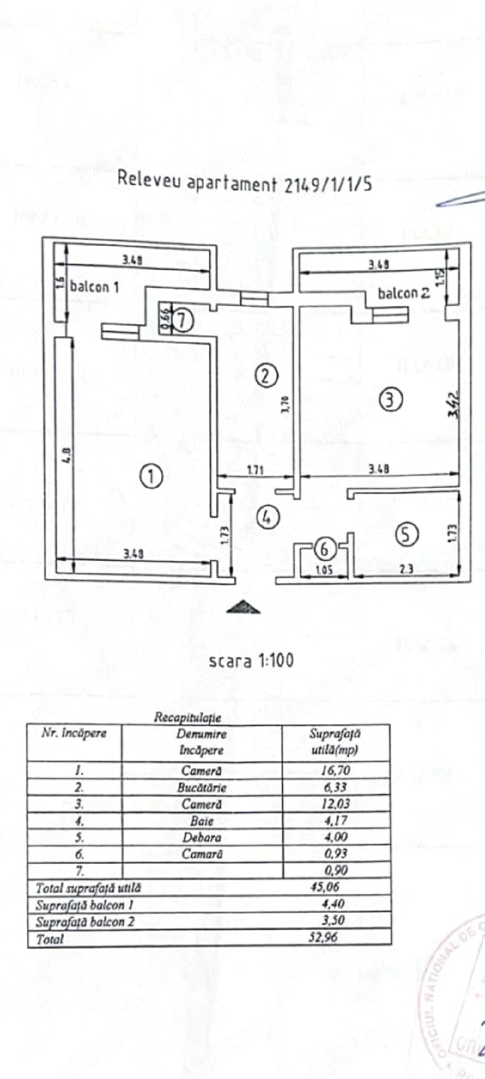 ETAJ 1 Persoană fizică - Apartament Podu Ros Nicolina