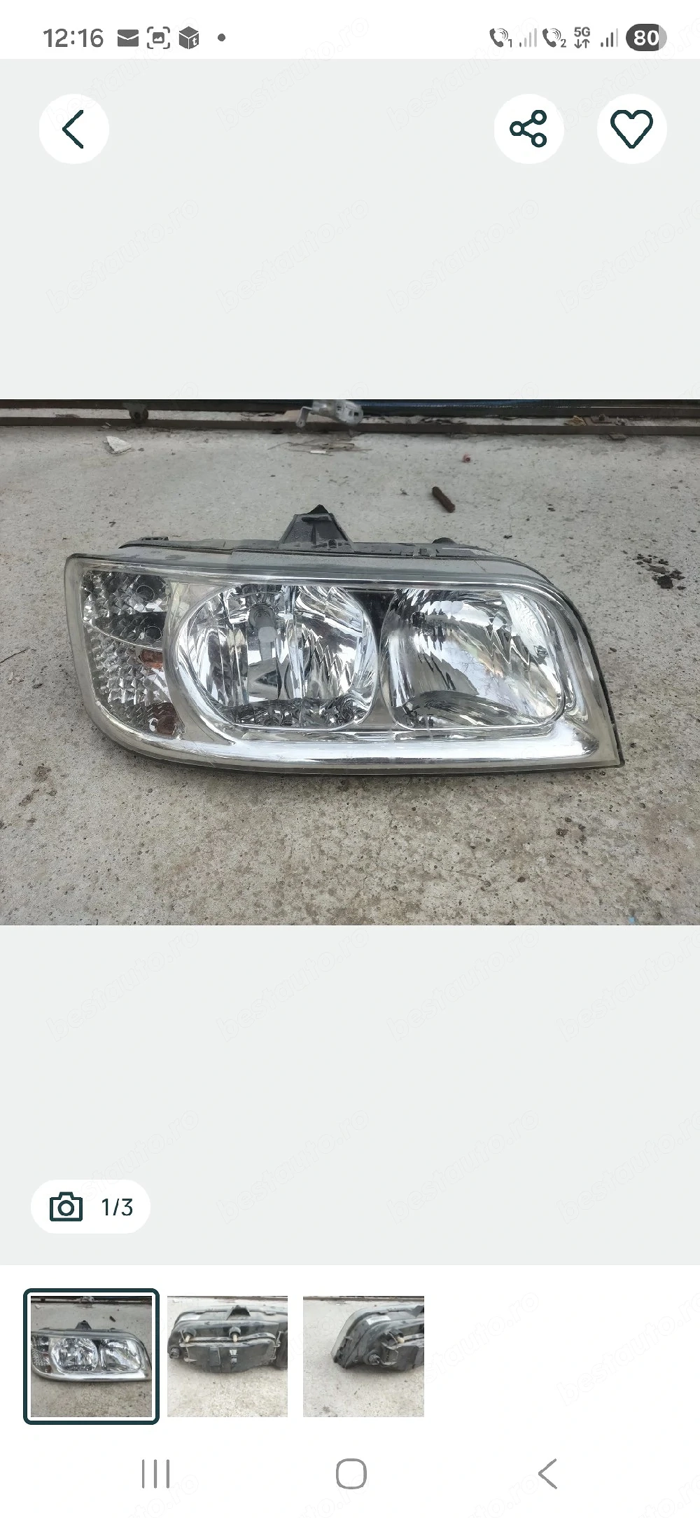 Far dreapta fiat ducato
