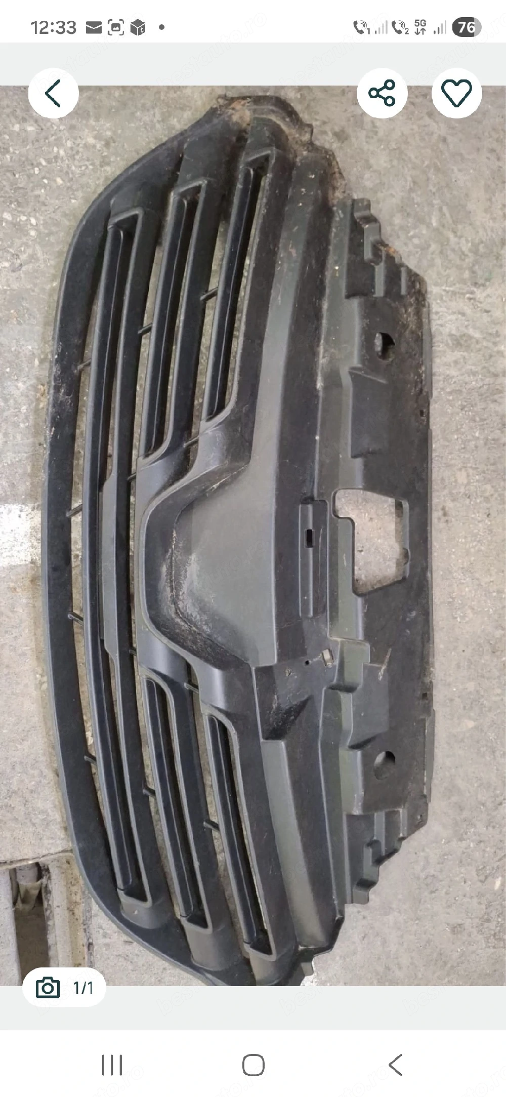 Grila fata radiator Renault Trafic 