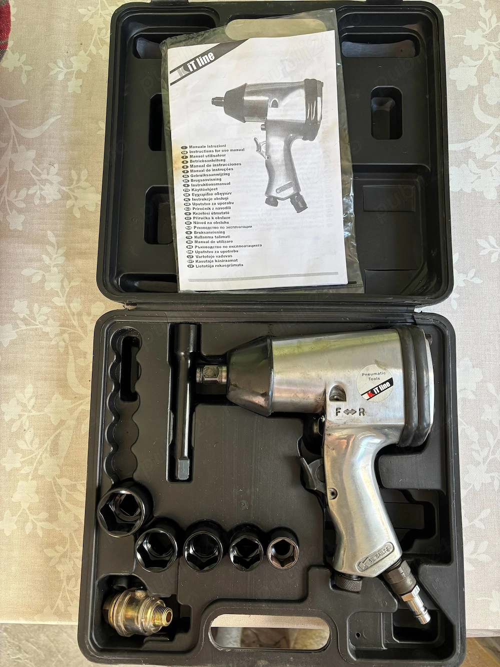 Vand set pistol pneumatic de impact cu chei tubulare