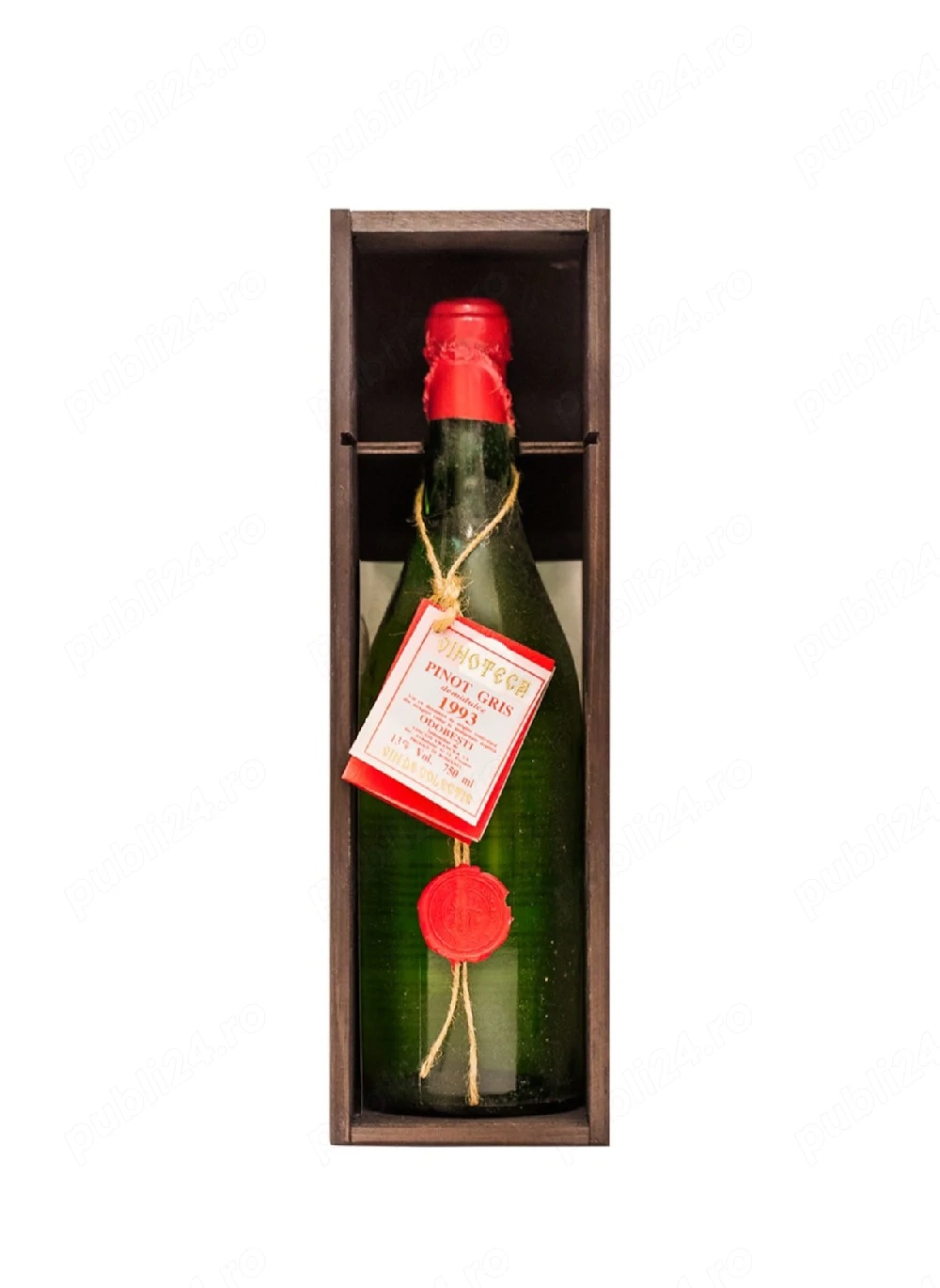 Vin Alb Vinoteca Pinot Gris, 1993, Demidulce, 13%, 0.75l
