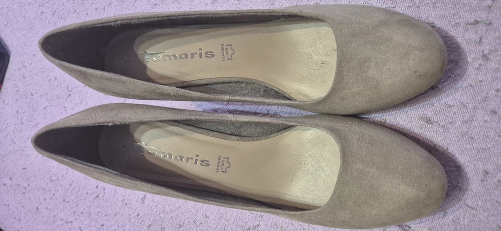Vand pantofi din piele întoarsă Tamaris