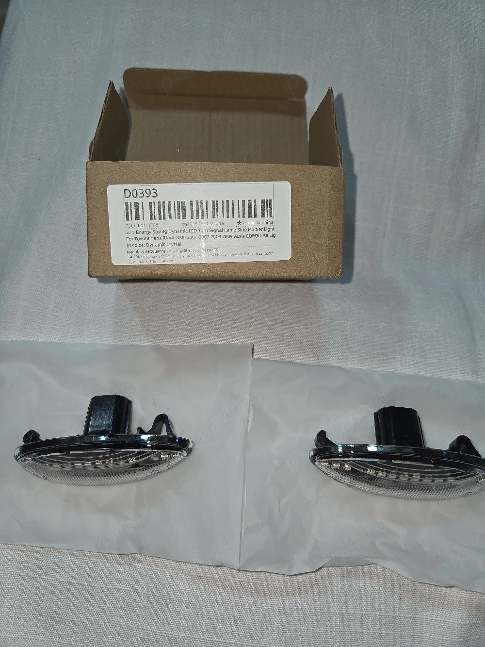Semnalizare laterala LED dinamică pentru Toyota Yaris RAV4 2005 2006 2007 2008 2009 Auris COROLLA