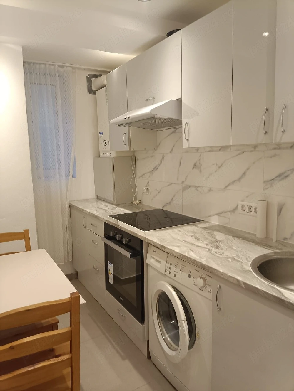 Ap 2 camere Timocului cu centrala termica de închiriat 