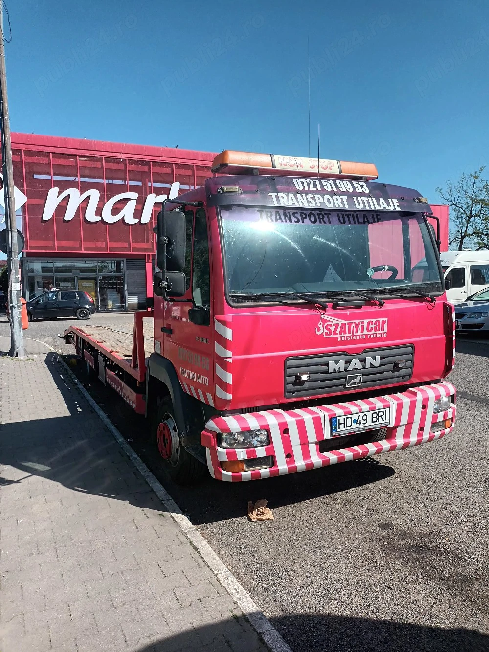 Vand Man 7,5 pt Tractări auto 