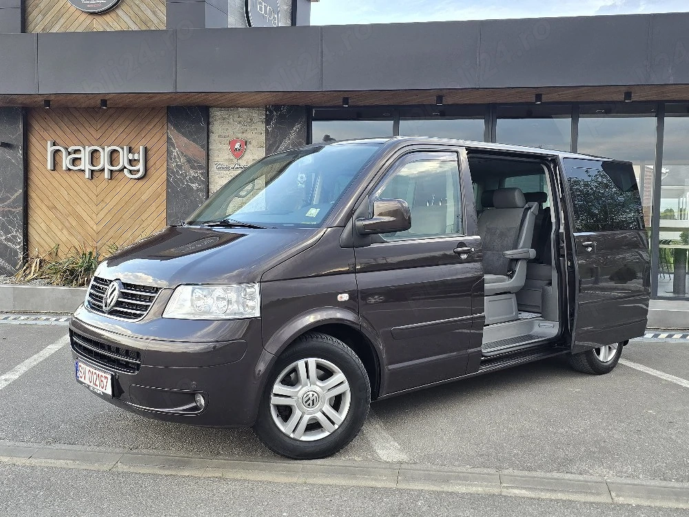 VW MULTIVAN 2010 7 Locuri Highline T5 2.5TDI 174cp Mokka-Brown