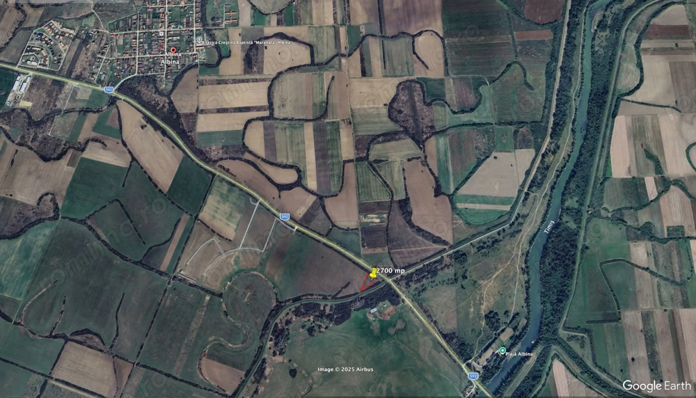 Teren extravilan destinatie zona industrială- Albina 2700 mp