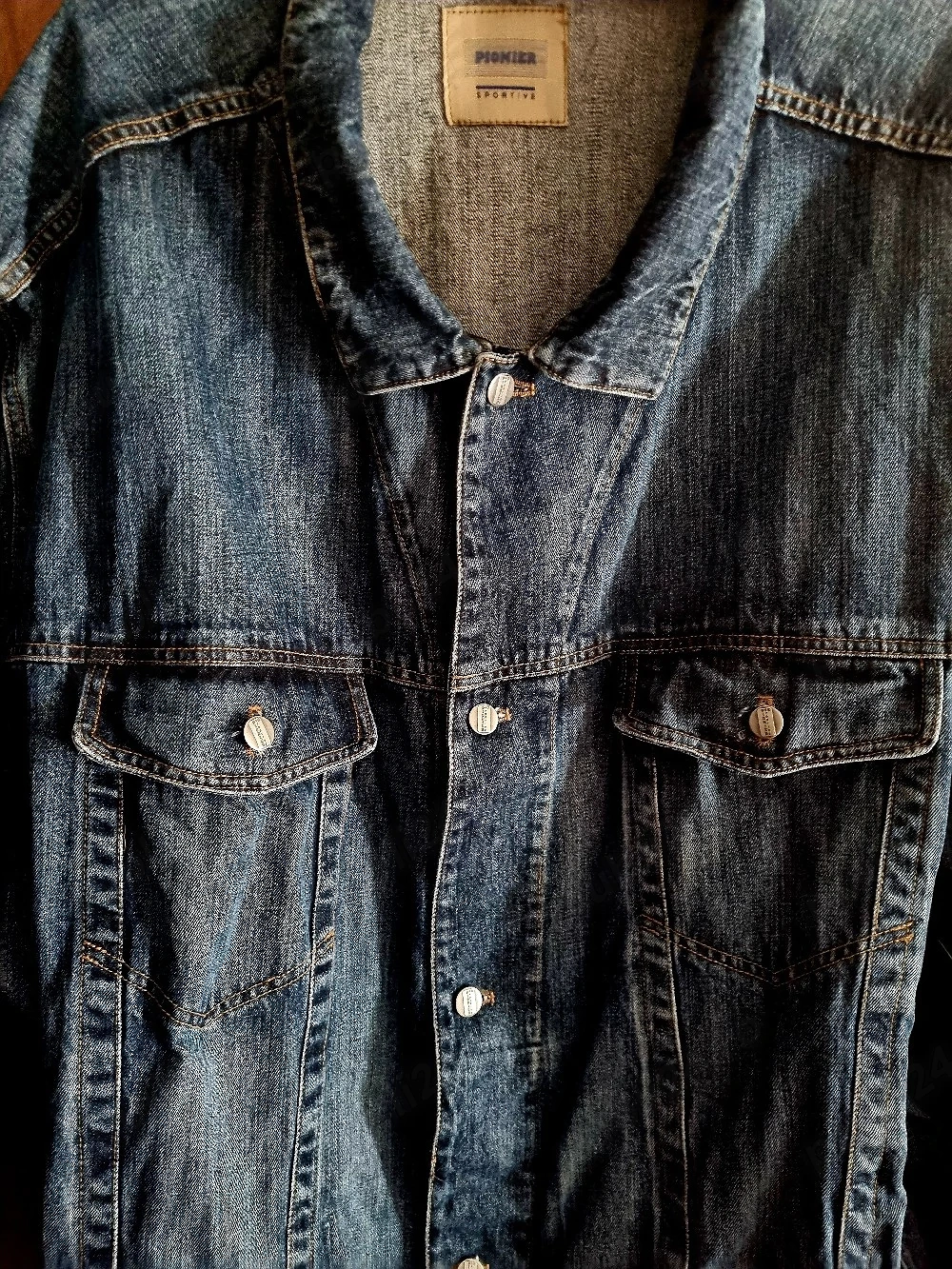 Geaca Denim Blugi model Classic  Originala Pionier 5XL 