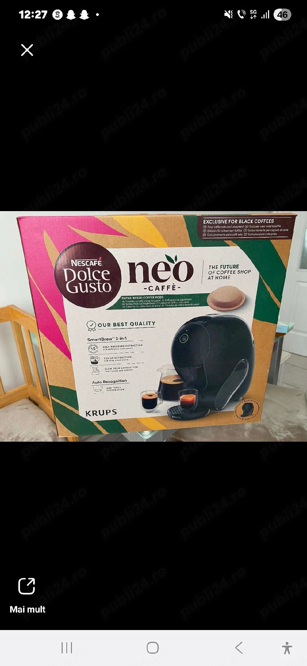 Espressor capsule Nescafé Dolce Gusto Neo Krups   Nou la cutie